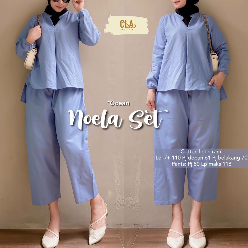Noela Set Atasan dan Pants by Cla Hijab