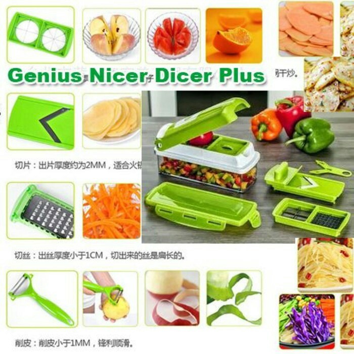 Nicer Dicer Plus / Alat pemotong berbagai buah dan sayuran