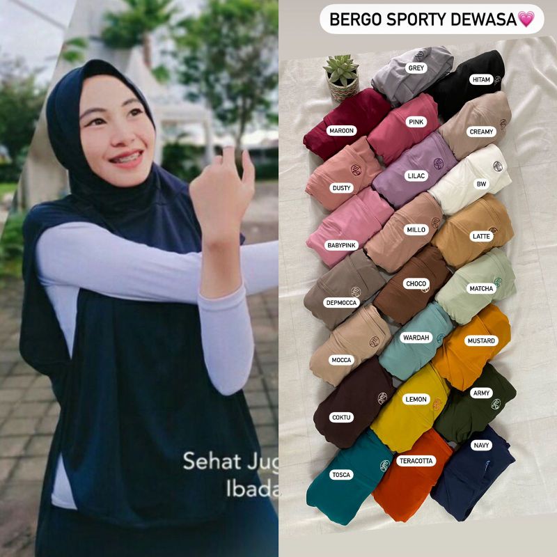 Hijab Sporty/ Hijab olahraga