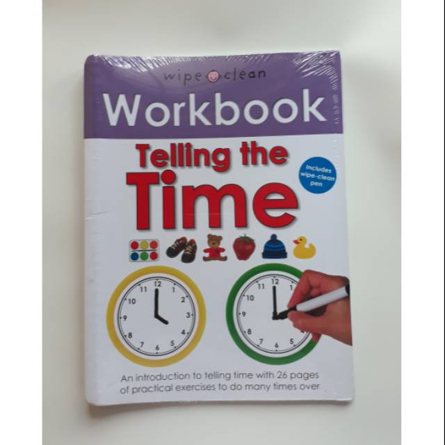 Workbook telling the time