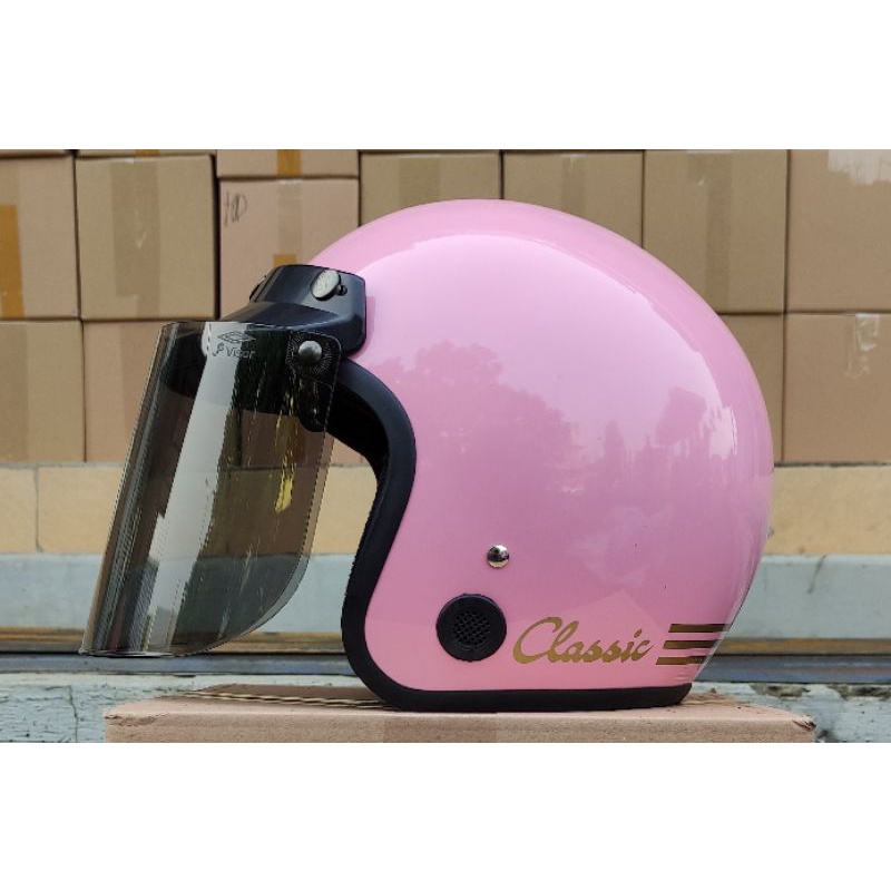 Helm Bogo Classic Helm Bogo Wanita Helm Retro SNI