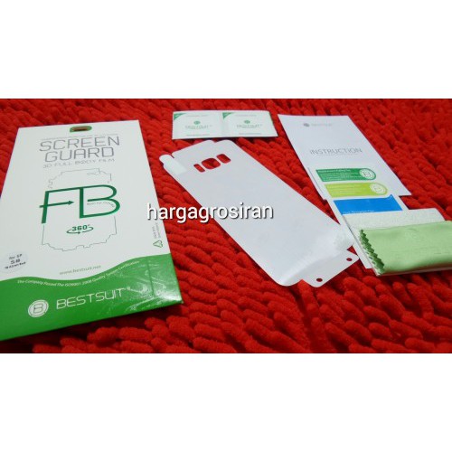 Anti Gores FS Samsung S8 Plus Back untuk Body Belakang dan Full Body Curved 0.1 mm