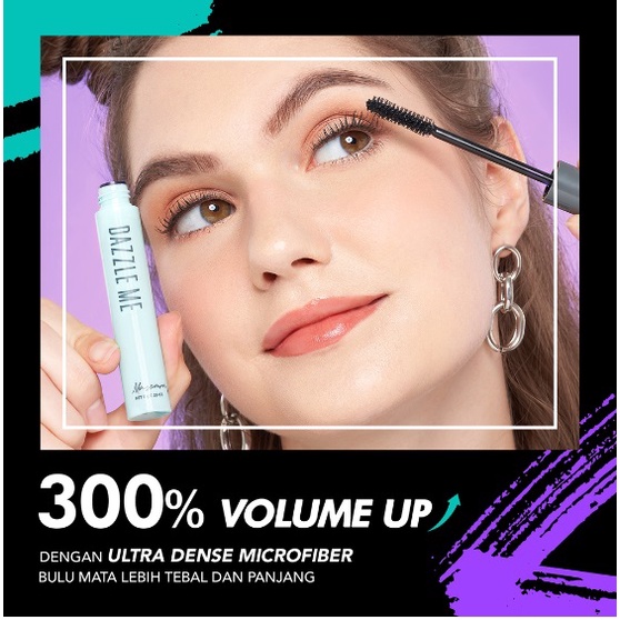 DAZZLE ME Holy Moly Volume Mascara | Waterproof Long Lasting Volumizing