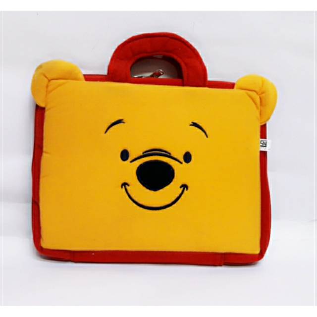Sarung/Tas Laptop 12 inch Karakter Pooh