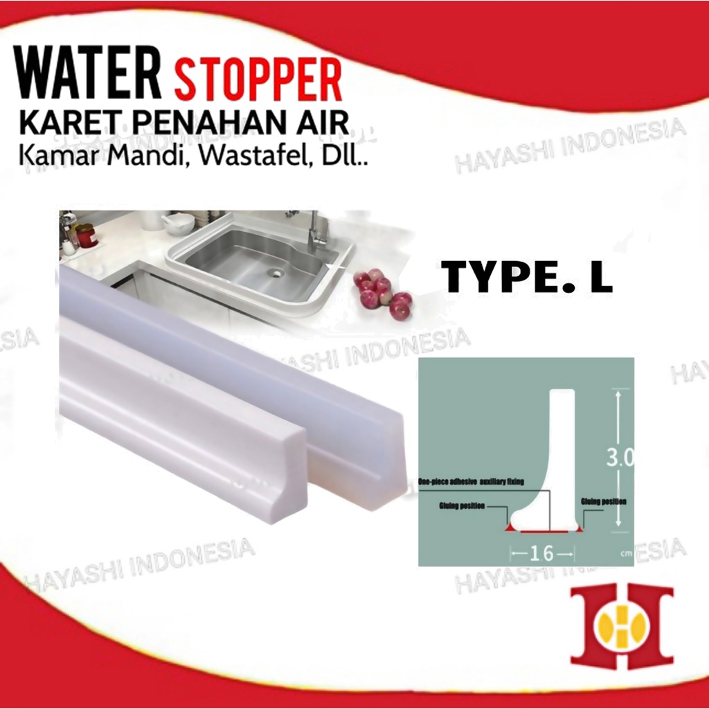 Water Stopper Bathroom Wastafel Karet Penahan Air