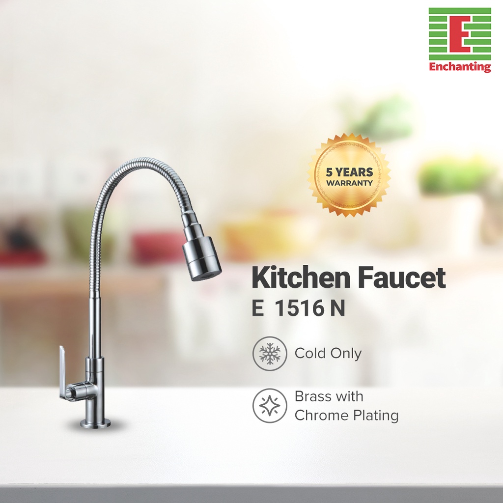 Kran Wastafel / Kitchen Chrome Cold Europe Enchanting E1516