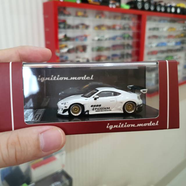 Diecast ignition model IG pandem toyota ft86 ft 86 white