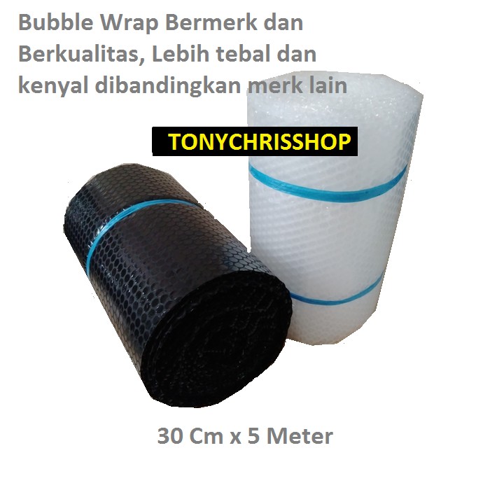 PROMO BUBBLE WRAP KUALITAS TEBAL BAGUS BERMERK 30CM x 5M