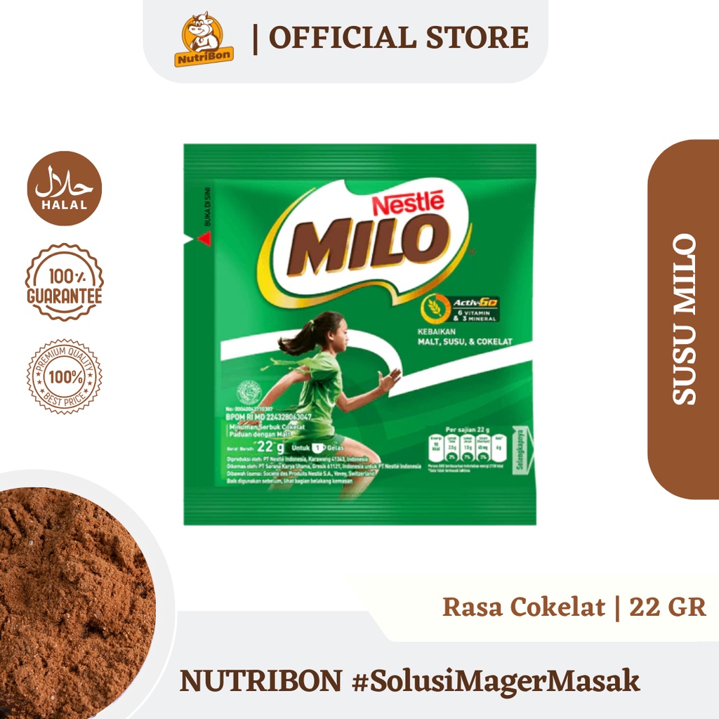 

Milo Minuman Serbuk Cokelat 22 Gr