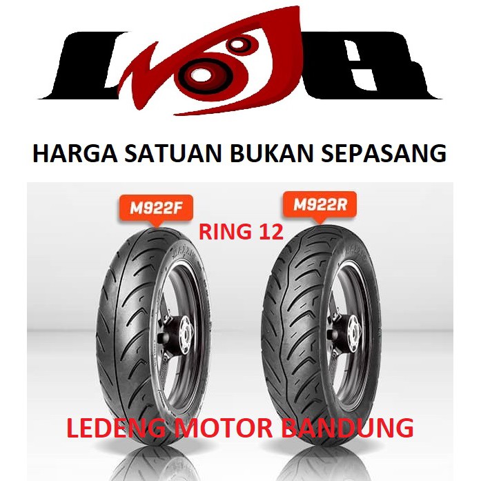 Maxxis 100/90-12 M922 Front Ban Tubeless Depan Motor New Scoopy Fi Vespa Ring 12 inch