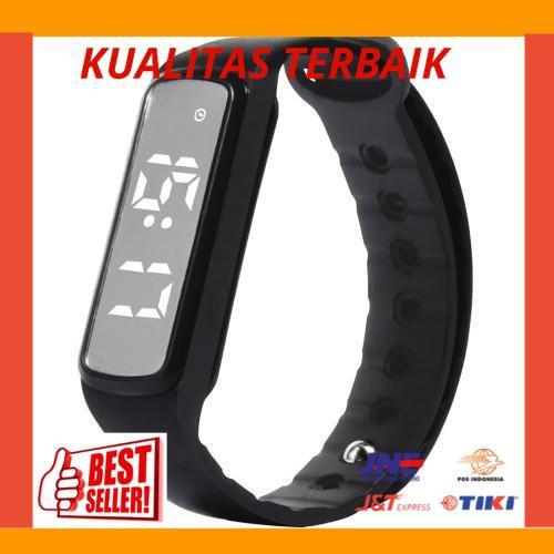 New SKMEI Jam Tangan LED Smartwatch Bracelet Heart Rate - CD5-L - Black
