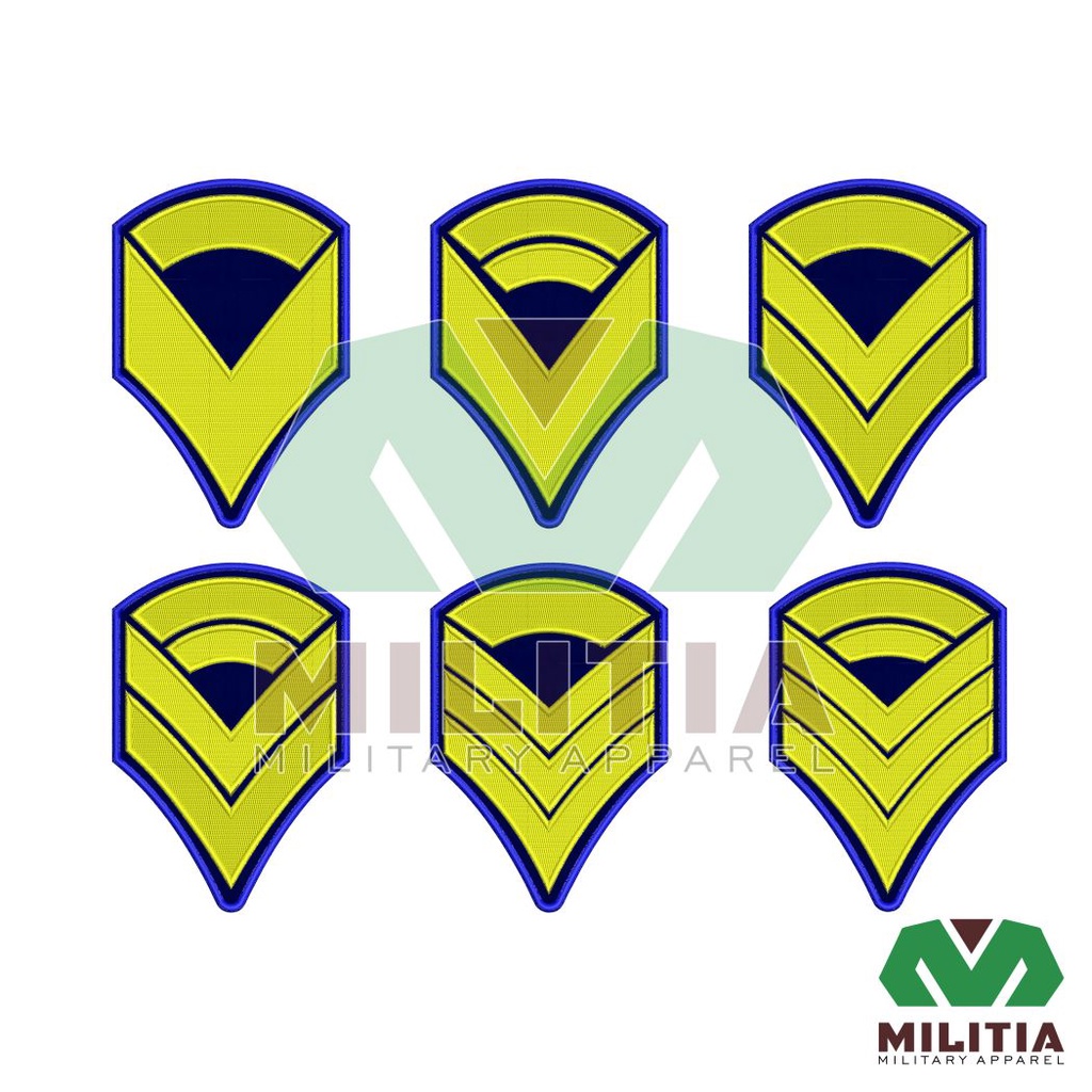 Sevron Chevron Pelayaran Politeknik POLTEKPEL Biru PDL PDH AMNI