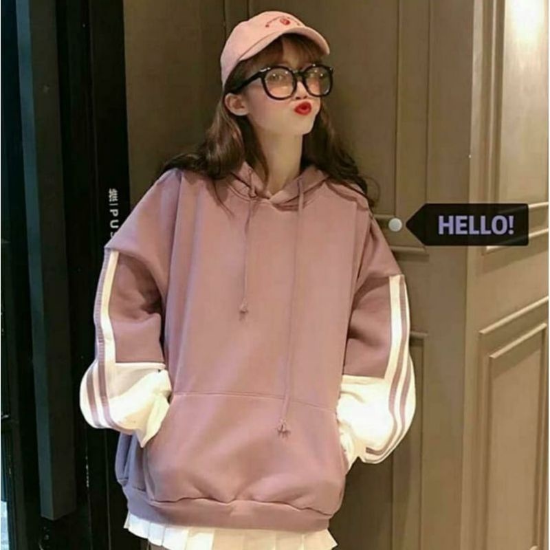 Chico hoddie sweater outerwear korean style fashion wanita remaja