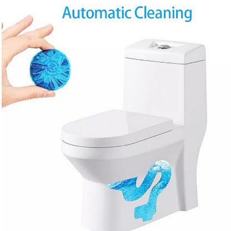 Tablet Penyegar Toilet Automatic Blue Clean Pembersih Kloset Anti Baru &amp;Jamur