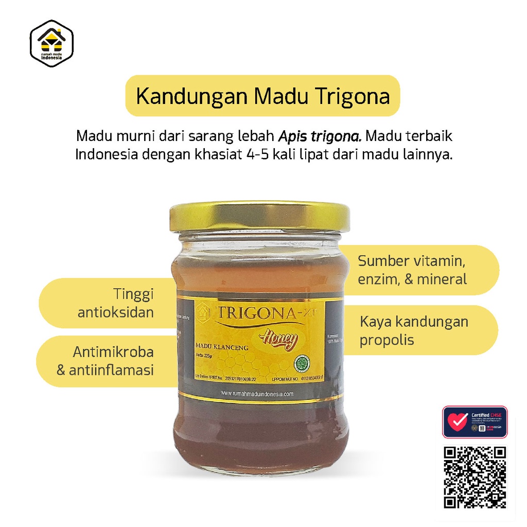 Madu Klanceng Madu Murni Asli Lebah Klanceng Original Isi 225 Gram Madu Kelulut Asli Kalimantan Madu Trigona Premium Madu Asli Murni Original Klanceng