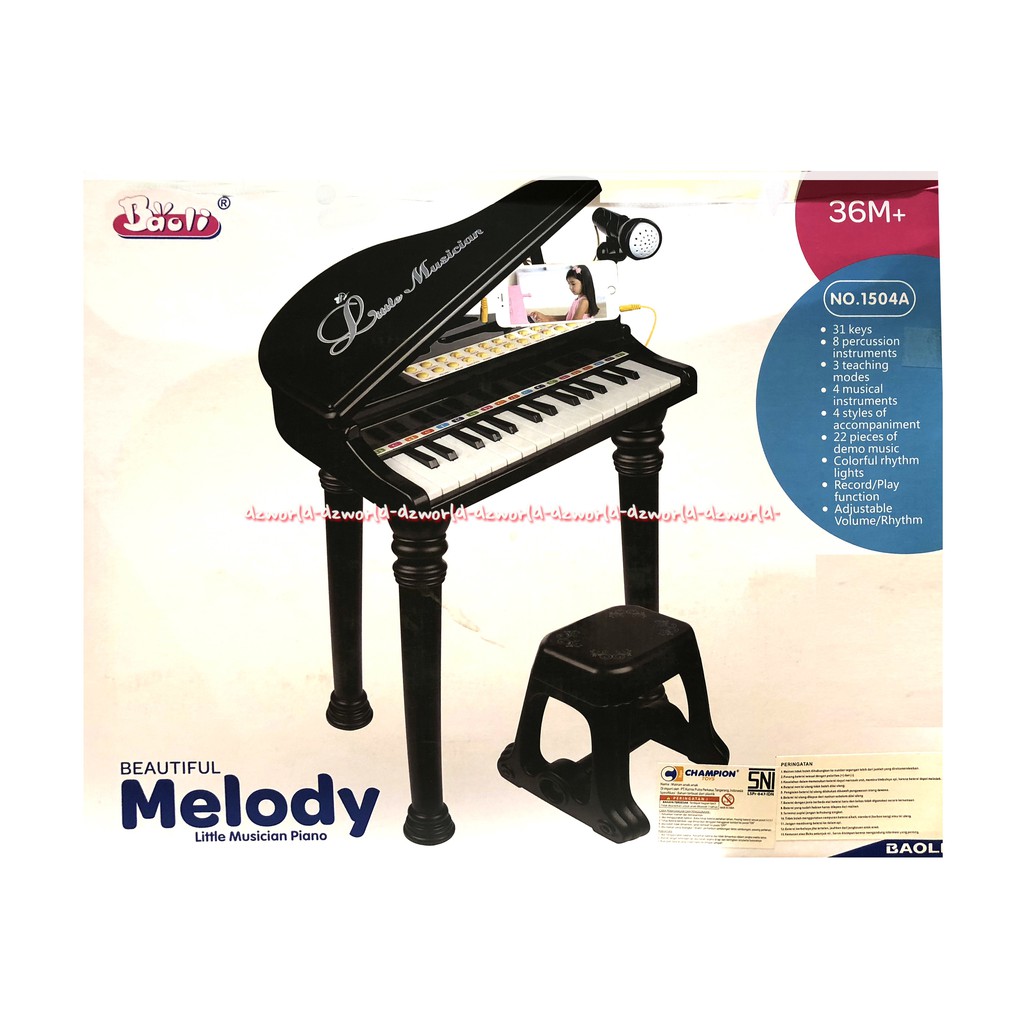 Baoli Beautiful Melody Little Musician Piano Mini Untuk Anak Pianist Organ Music