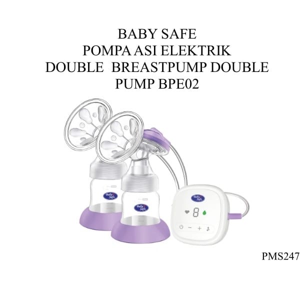 Baby Safe BPE02 Breast Pump Double Electric Pompa Asi