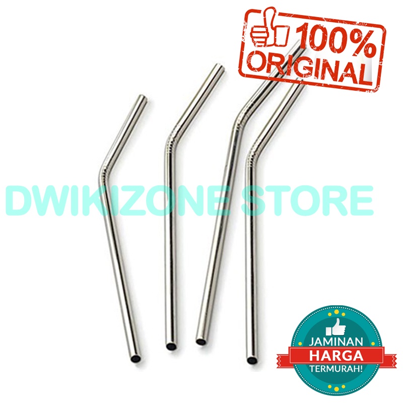 [DZS] SEDOTAN STAINLESS STEEL BESI BENGKOK MELENGKUNG BENGKOK BEND BENDING STRAW