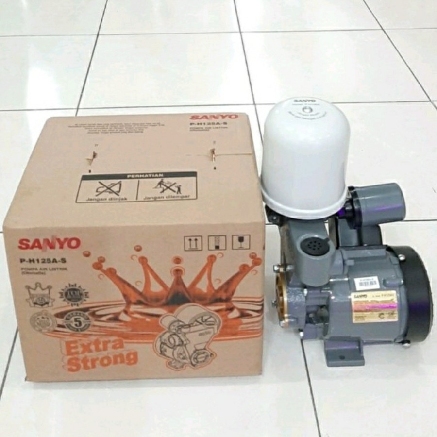 Pompa Air Sanyo PH-125 PH 125 AC Otomatis 125W 125 Watt Pompa Air Sumur Dangkal