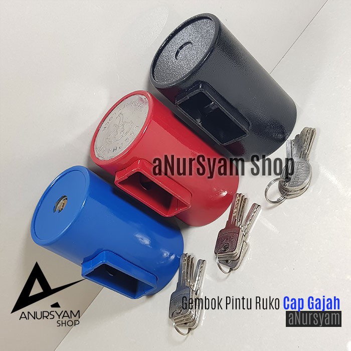 Gembok Ruko Anti Maling / Gembok Pintu Ruko Bulat Besar