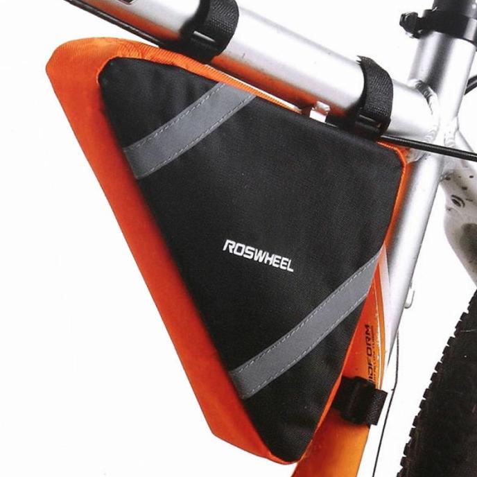 yang dicari] Roswheel Tas Sepeda Segitiga - 12490 - Orange