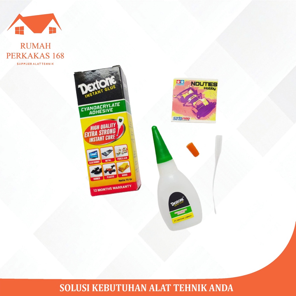 

Lem Dextone 14gr Cyanoacrylate Adhesive