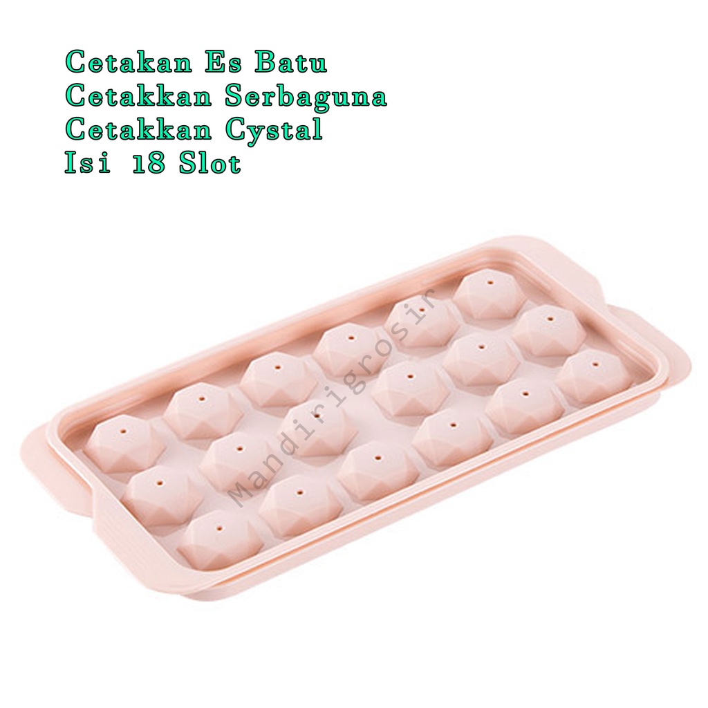 Cetakkan Serbaguna*Cetakan Es Batu crystal*Cetakan Jelly* 18 Slot