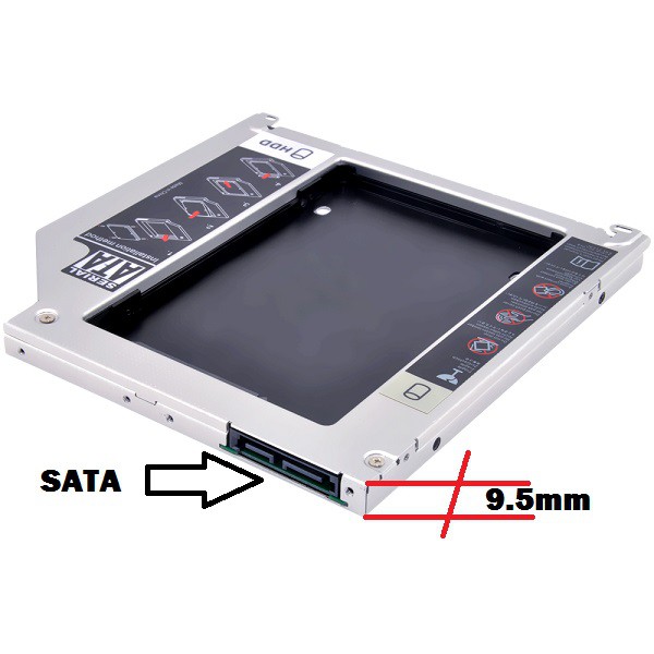 HDD Caddy. Caddy Hard Disk. Second Hard Disk Caddy 9.5mm