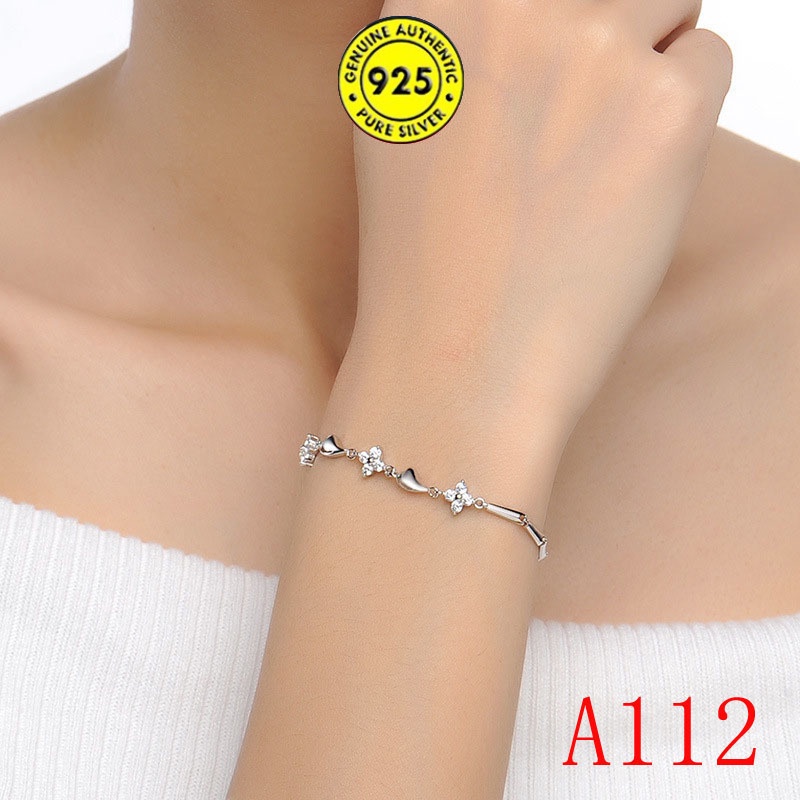 925 Silver Korean Style Fashion Bracelet Ornament Female Non-Allergic