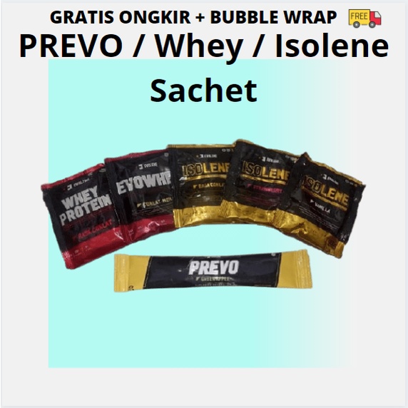 EVOBAR / PREVO / EVOLENE WHEY/ ISOLENE PER 1 SACHET ECERAN ORIGINAL BPOM HALAL EVOWHEY EVO WHEY PROTEIN PREVOLENE COKLAT VANILA STRAWBERRY GREEN APPLE MOKA MOCCA HAZELNUT EVOLENE EVOLINE EVOLEN EVO BAR