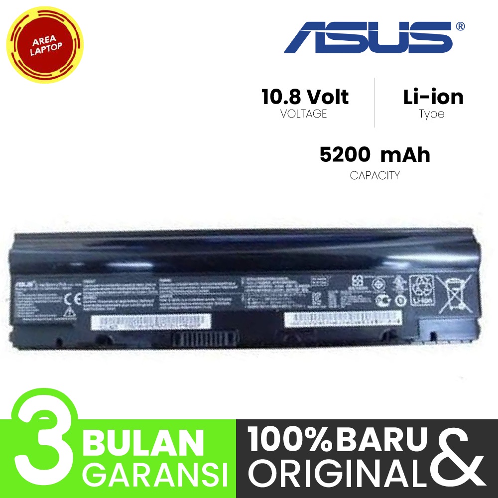 Baterai Asus Eepc Eee PC 1025 1025C 1025CE 1225 1225B 1225C R052 ORI