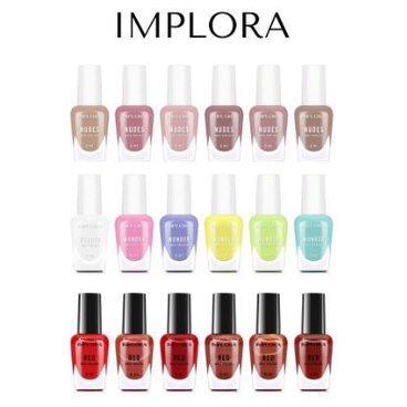 ^ KYRA ^ Implora Kutek New Baru Nail Polish Cat Kuku Cutex - Per Box Isi 6 Pcs - Netto 8 ml