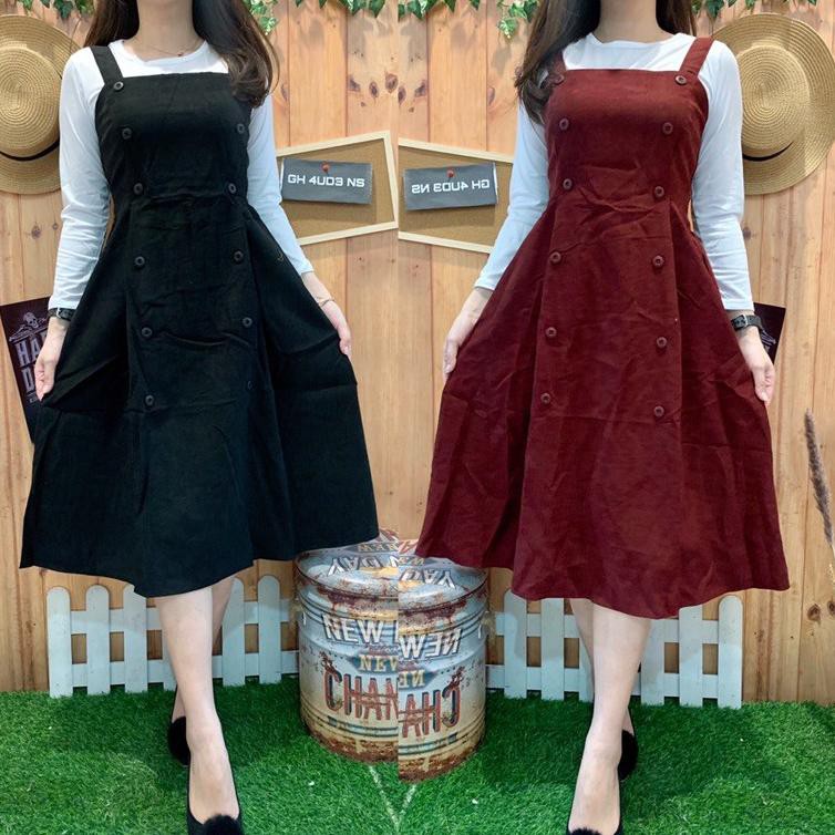 OVERALL ROK FULL BUTTON SUEDE IMPORT #G151