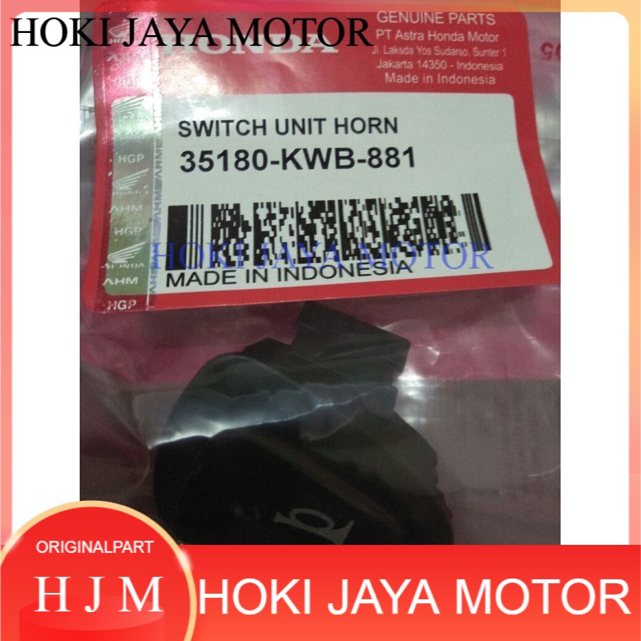 PROMO ORIGINAL PART Tombol klakson blade revo abs beat fi vario 125 fi