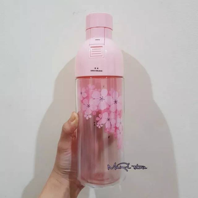 Starbucks Tumbler Waterbottle Tritan Sakura Spring 2018 Pink Limited Edition
