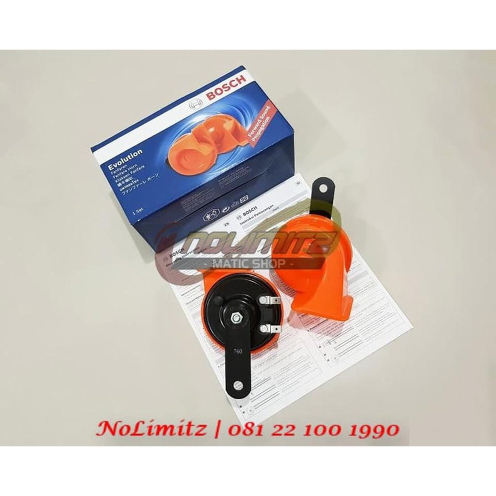 Jual SALE!Unik Klakson Bosch Evolution TIDAK PERLU RELAY NMAX XMAX