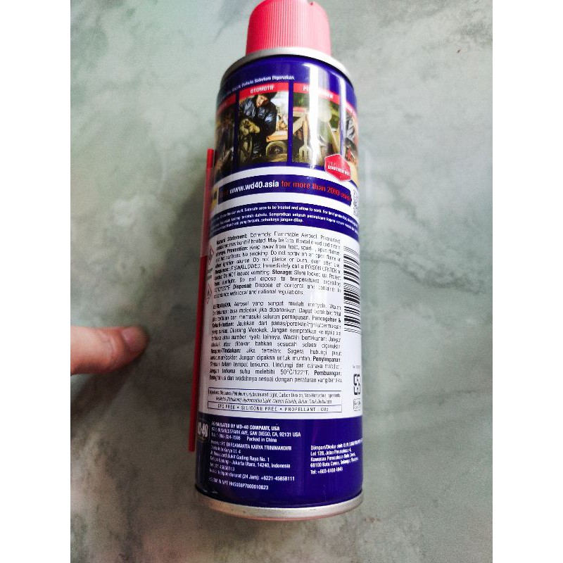 WD-40 contact cleaner lubricant