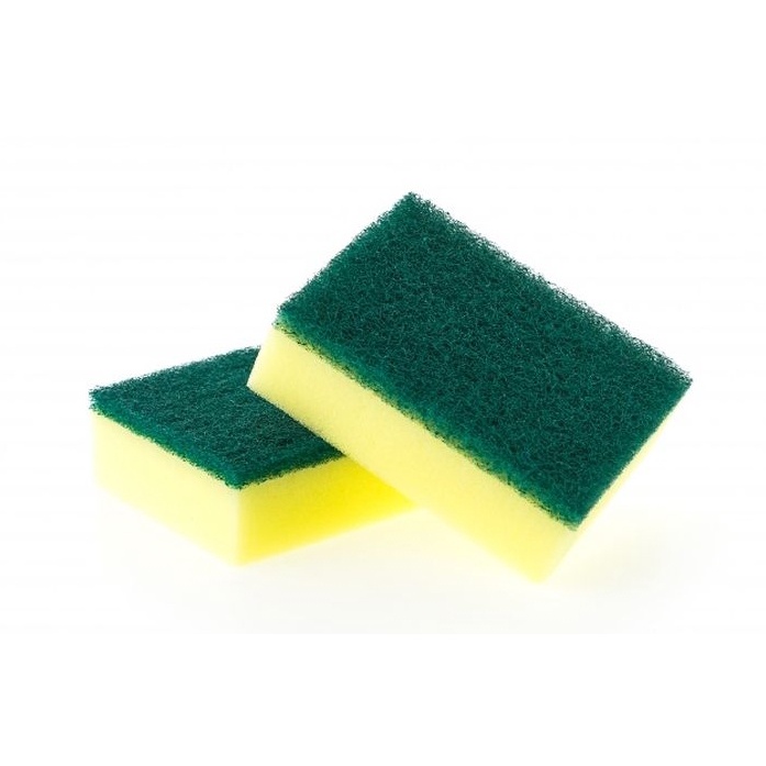 SPONGE SPONS CUCI PIRING MURAH | PERLENGKAPAN SPON SABUT BUSA CUCI PIRING BAHAN POLYTEX BAGUS 2 SISI GRATIS ONGKIR BISA COD