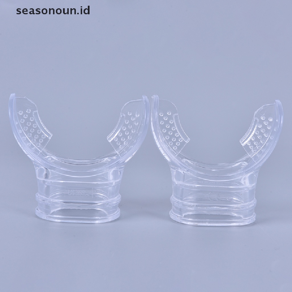 (seasonoun) 1pc Selang Snorkel Bahan Silikon Transparan Untuk Diving / Berenang