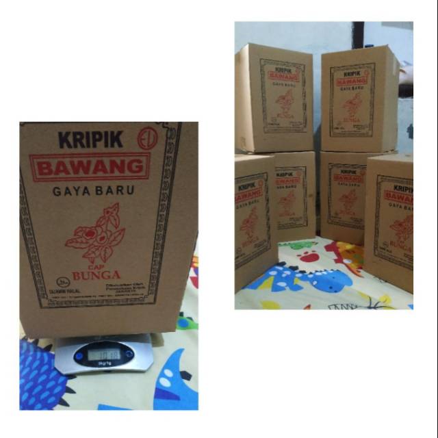 

Kripik Bawang gaya baru, cap bunga