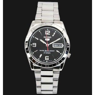 SNKE13K1 jam tangan pria seiko original Seiko 5 Automatic   otomatis Black Dial SNKE13 k1 Matic BNI
