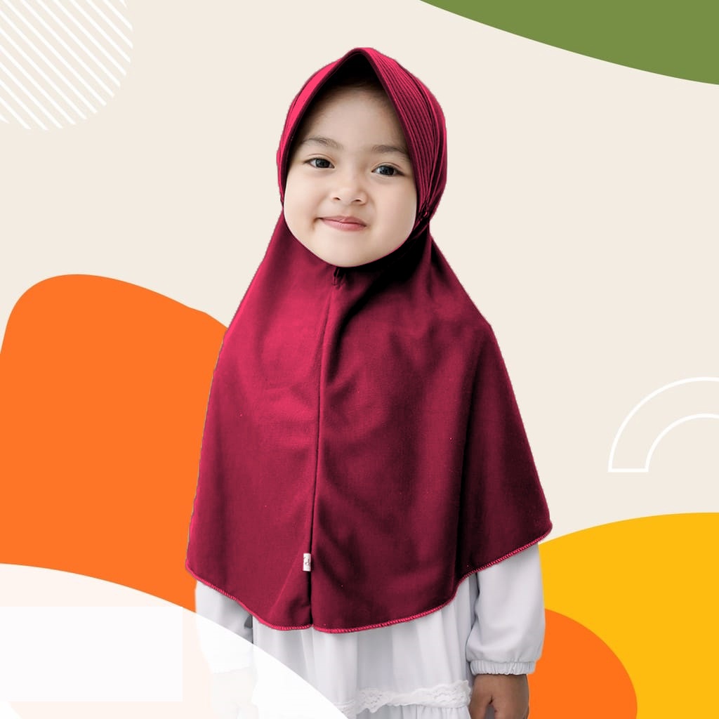 Kerudung Instan Anak Jilbab Anak Sekolah Astri Jilbab Hijab Kerudung Anak Sekolah Instan Adiba TK SD