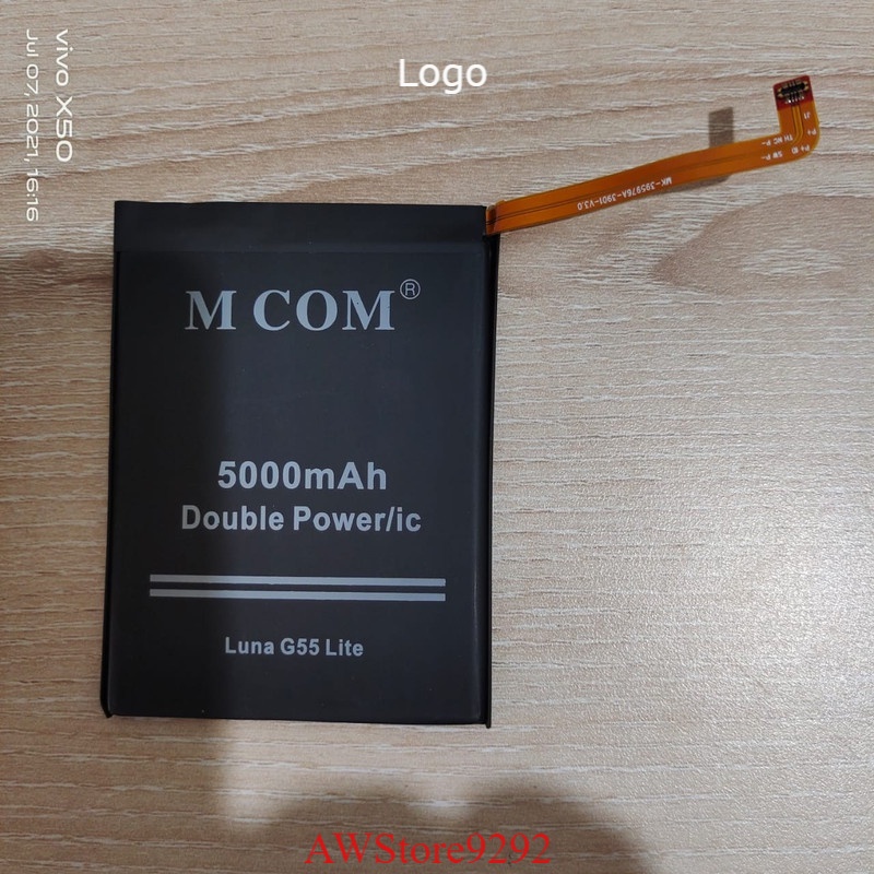 Mcom Battery Batere Batre Baterai Double Power Mcom Luna G55 Lite