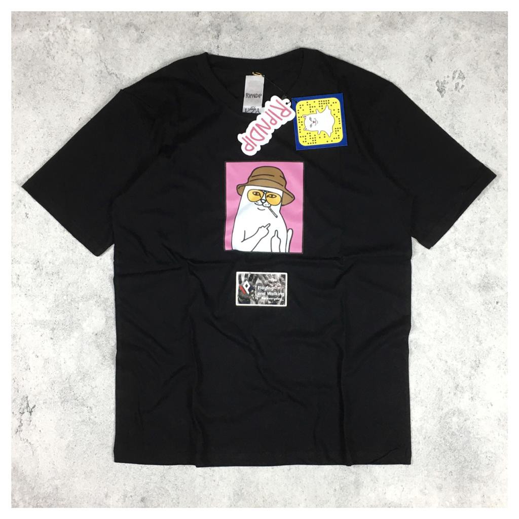 KAOS TSHIRT RIP N DIP FUCKING CAT 1:1 MIROR ORIGINAL