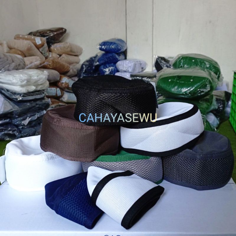 Peci Taliban Madun Kopiah Haji Songkok Jaring