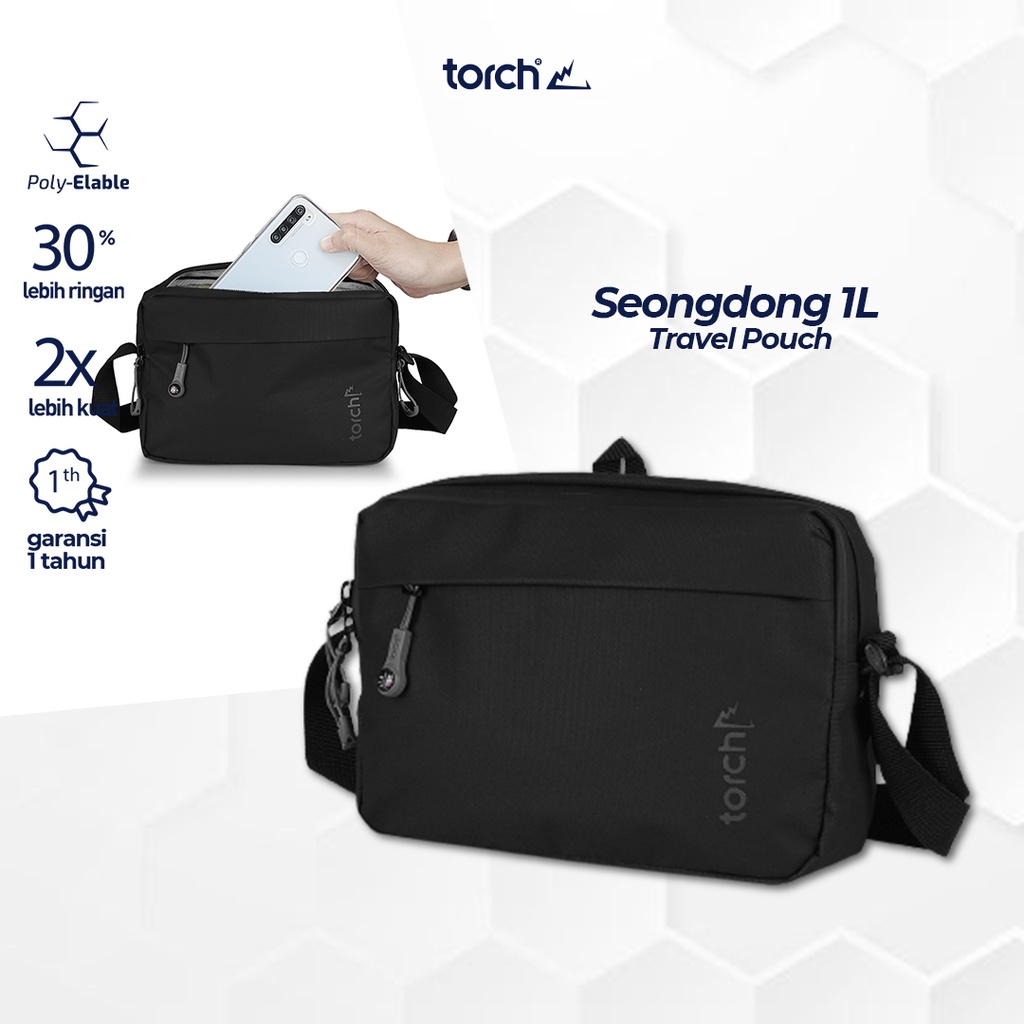 Torch Depok Tas Selempang / Tas Bahu / Sling Bag / Travel Pouch - Seongdong 1Lt