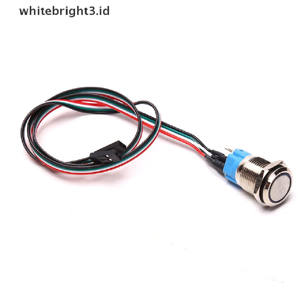 (whitebright3.id) Saklar Tombol Power SW Dengan Kabel Untuk Komputer PC