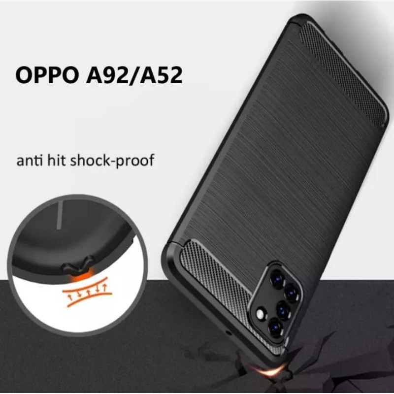 Case OPPO A92/A52 IPaky Fiber Carbon ultimate