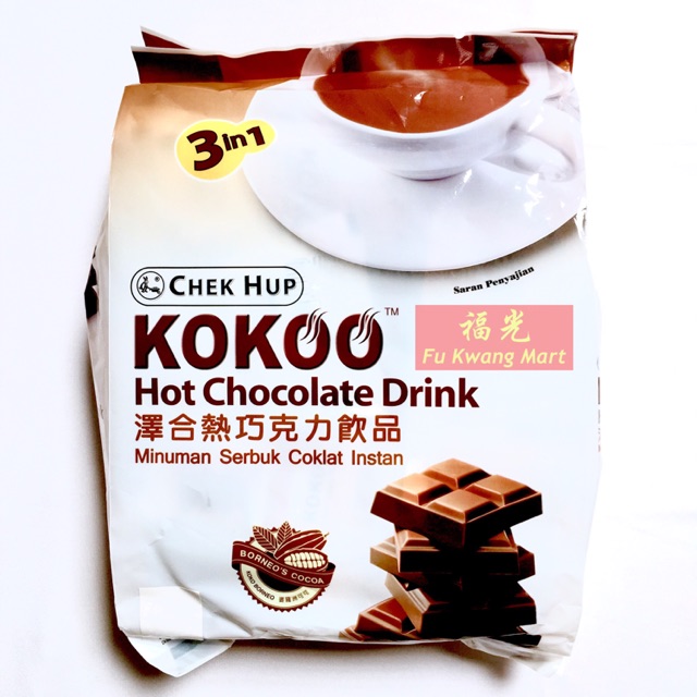 

Minuman Cokelat Instan Hot Chocolate Drink Chek Hup Kokoo 600 gram