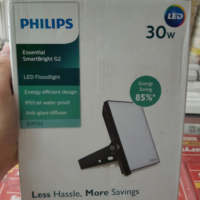 LAMPU SOROT PHILIPS LED 30 watt cahaya putih / kuning